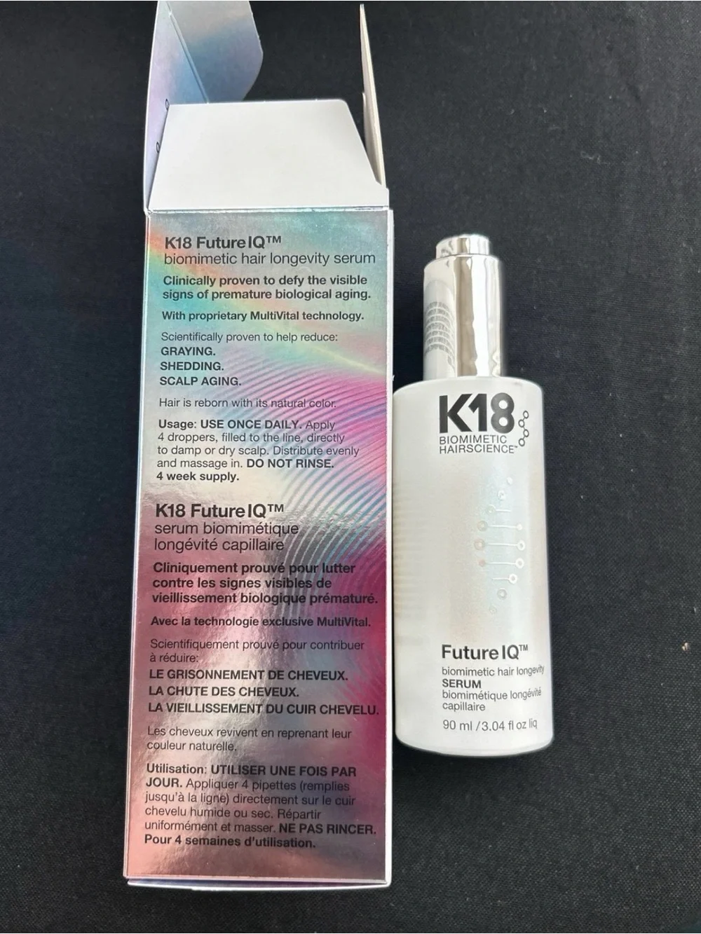 K18 Future IQ Biomimetic Hair Longevity Serum – Pearl White